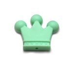 Силіконова бусинка, бусина для прорізувача зубів &ndash; Корона М&rsquo;ятна