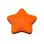 Силіконова бусинка, бусина для прорізувача зубів &ndash; Зірка Помаранчева