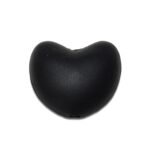 Силиконовая бусинка, бусина для прорезывателя зубов &ndash; Сердце Черное