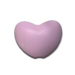 Силіконова бусинка, бусина для прорізувача зубів &ndash; Серце Лаванда