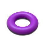 Силіконова бусинка, бусина для прорізувача зубів &ndash; Кільце Фіолетове