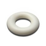Силіконова бусинка, бусина для прорізувача зубів &ndash; Кільце Біле
