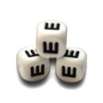 Силіконова буква, літера намистина &ldquo;Ш&rdquo;