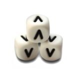 Силіконова буква, літера намистина &ldquo;Л&rdquo;