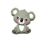 Силіконовий гризунець, прорізувач для зубів &ndash; Коала Сіра світла