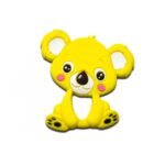 Силіконовий гризунець, прорізувач для зубів &ndash; Коала Жовта