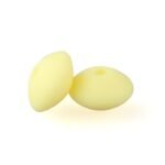 Силіконова бусинка, бусина для прорізувача зубів &ndash; Роздільник Кремовий