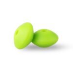 Силіконова бусинка, бусина для прорізувача зубів &ndash; Роздільник Зелений