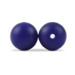 Силиконовая бусинка, бусина для прорезывателя зубов &ndash; Круглая 12мм Темно синяя