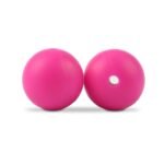 Силіконова бусинка, бусина для прорізувача зубів &ndash; Кругла 12мм Малинова