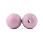 Силіконова бусинка, бусина для прорізувача зубів &ndash; Кругла 12мм Лаванда