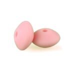 Силиконовая бусинка, бусина для прорезывателя зубов &ndash; Разделитель Розовый кварц
