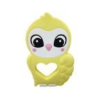 Силіконовий гризунець, прорізувач для зубів &ndash; Сова Кремова