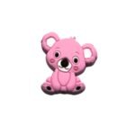 Силіконова бусинка, бусина для прорізувача зубів &ndash; Міні коала Baby pink