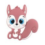 Силіконовий гризунець, прорізувач для зубів &ndash; Білочка з хвостиком Блаш