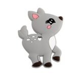 Силіконовий гризунець, прорізувач для зубів &ndash; Оленятко Сіре