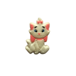 Силіконова бусинка, бусина для прорізувача зубів &ndash; Міні Котик Білий