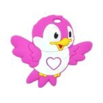 Силіконовий гризунець, прорізувач для зубів &ndash; Пташка Малинова