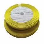 Атласна стрічка &ndash; Жовта (6мм*23м)