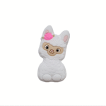 Силіконова бусинка, бусина для прорізувача зубів &ndash; Міні Альпака Біла