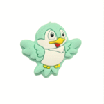 Силіконова бусинка, бусина для прорізувача зубів &ndash; Міні Пташка М&rsquo;ятна