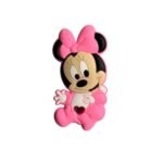 Силіконовий гризунець, прорізувач для зубів &ndash; Мінні Маус Рожева