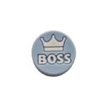 Силіконова бусинка, бусина для прорізувача зубів &ndash; Boss Бебі блю