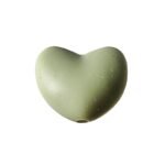 Силіконова бусинка, бусина для прорізувача зубів &ndash; Серце Lint